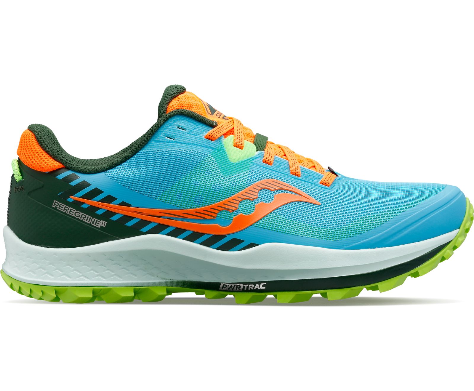 Férfi Saucony Peregrine 11 Trail Futócipő Olivazöld Kék Narancssárga | HU 213SGL